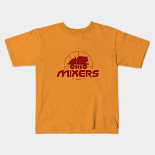 Vintage Ohio Mixers Basketball 1982 Kids T-Shirt